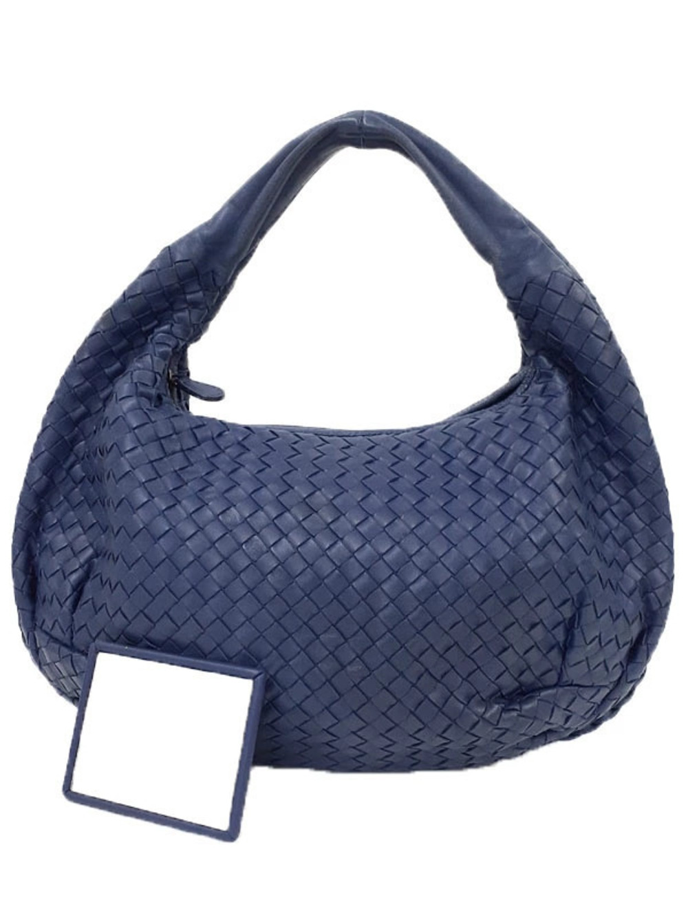 Bottega Veneta Intrecciato Veneta Hobo Bag woven nappa leather Blue